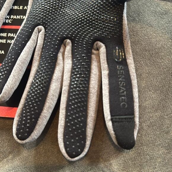 Women’s Head Touchscreen Compatible Outdoor Running Gloves Gray Size Medium NEW - Picture 4 of 6
